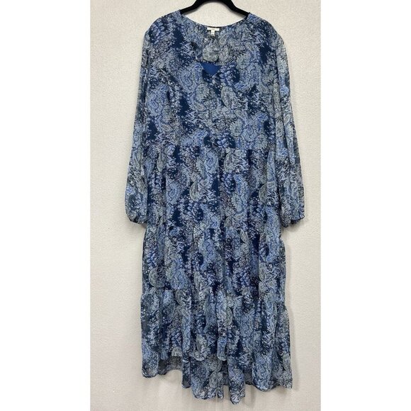 Joie Limited Edition Parisian Paisley Printed Maxi Dress Country Wedding Size XL - Picture 4 of 12